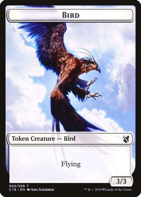 Bird highlighted card art