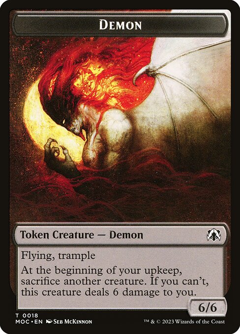 Demon highlighted card art