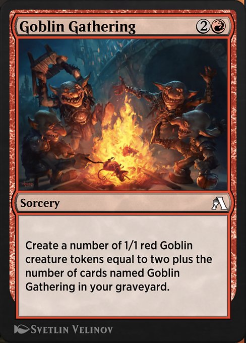 Goblin Gathering highlighted card art