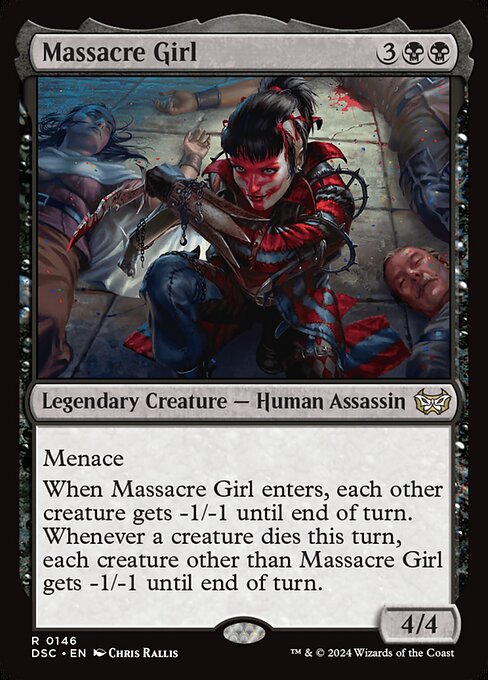 Massacre Girl highlighted card art