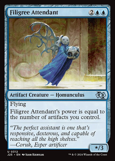 Filigree Attendant highlighted card art
