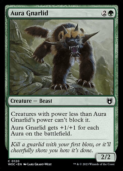 Aura Gnarlid highlighted card art