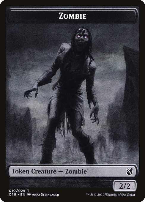 Zombie from Commander 2019 Tokens