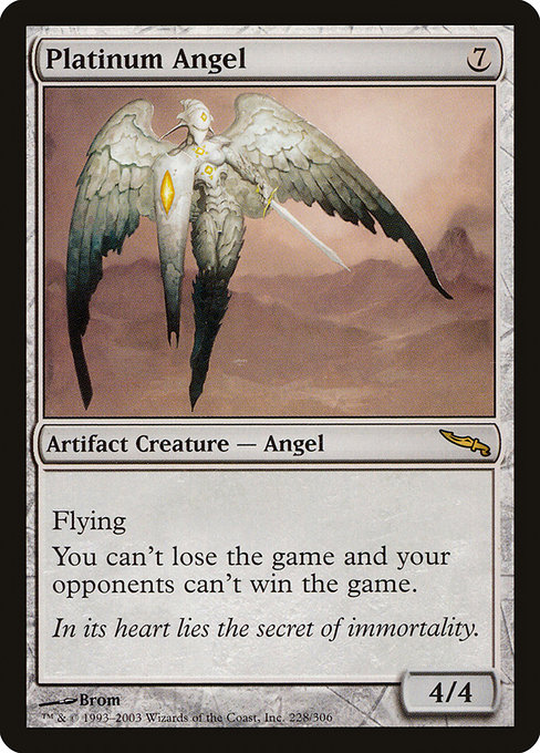 Platinum Angel from Mirrodin
