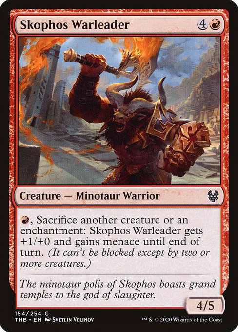 Skophos Warleader highlighted card art