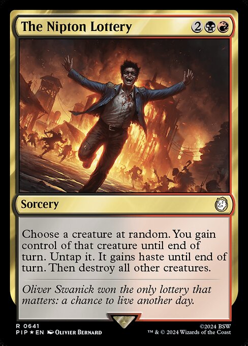 The Nipton Lottery from Fallout