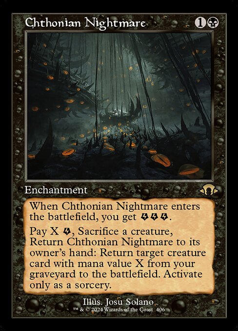 Chthonian Nightmare highlighted card art