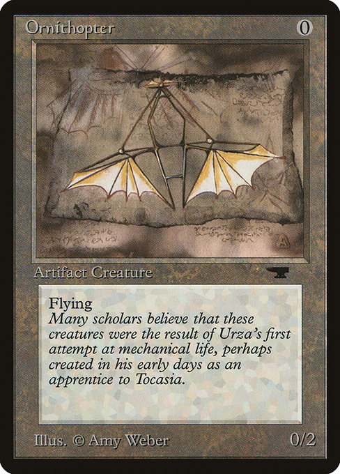 Ornithopter from Antiquities