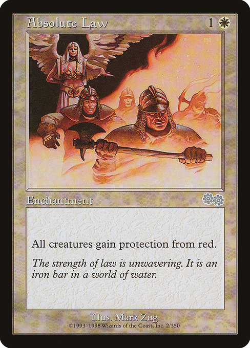 Absolute Law from Urza's Saga