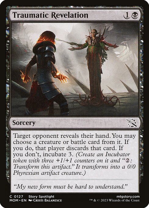 Traumatic Revelation highlighted card art