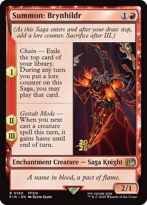 Summon: Brynhildr highlighted card art