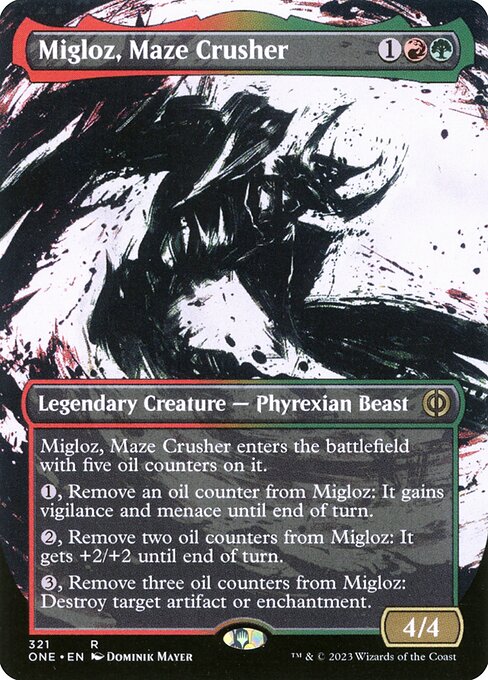 Migloz, Maze Crusher from Phyrexia: All Will Be One
