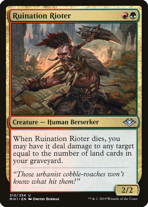 Ruination Rioter from Modern Horizons