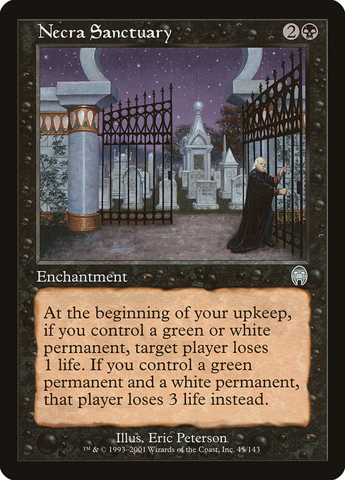 Necra Sanctuary highlighted card art