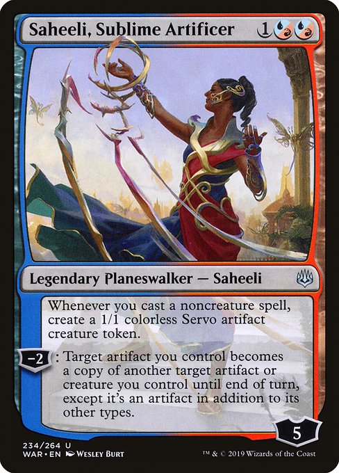 Saheeli, Sublime Artificer from War of the Spark