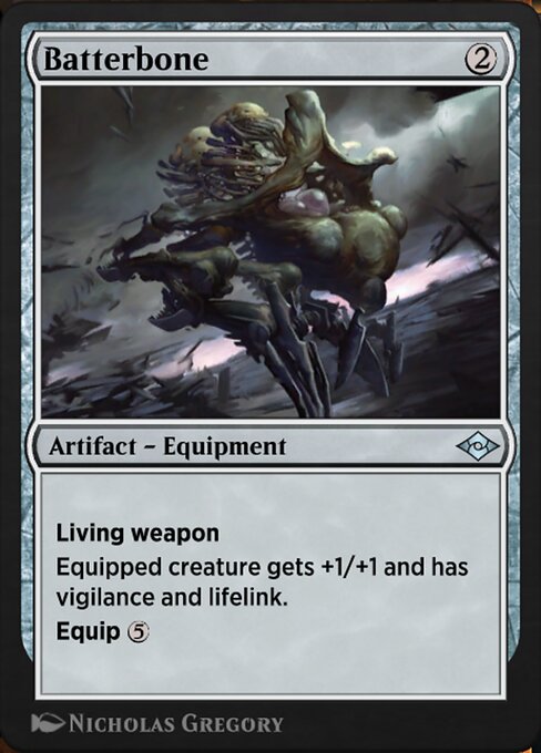 Batterbone highlighted card art