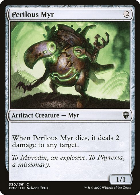 Perilous Myr highlighted card art