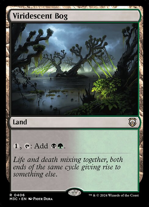 Viridescent Bog from Modern Horizons 3 Commander