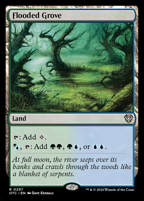 Flooded Grove from Outlaws of Thunder Junction Commander
