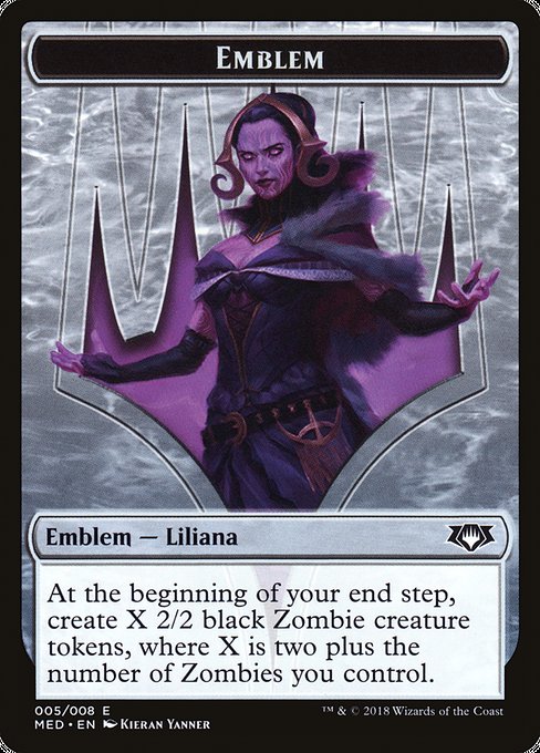 Liliana, the Last Hope Emblem from Mythic Edition Tokens