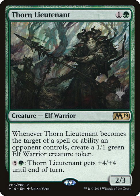 Thorn Lieutenant from Core Set 2019 Promos