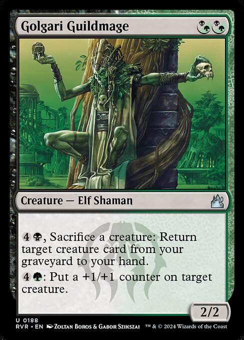 Golgari Guildmage from Ravnica Remastered