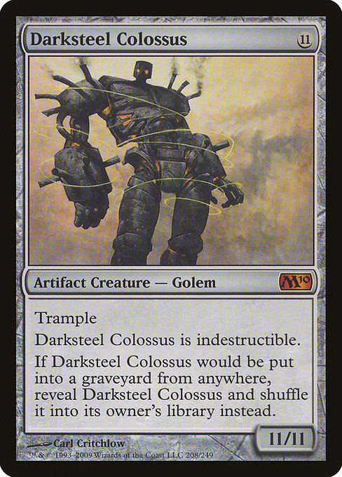 Darksteel Colossus from Magic 2010