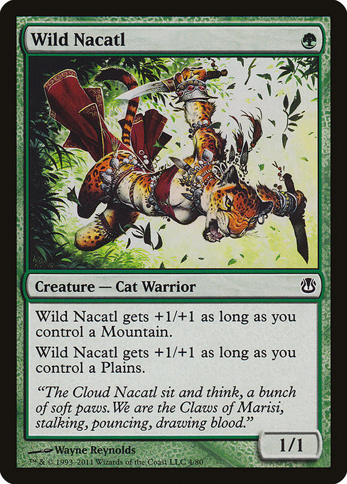 Wild Nacatl from Duel Decks: Ajani vs. Nicol Bolas