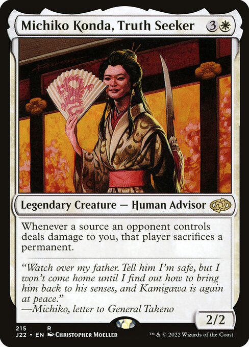 Michiko Konda, Truth Seeker highlighted card art