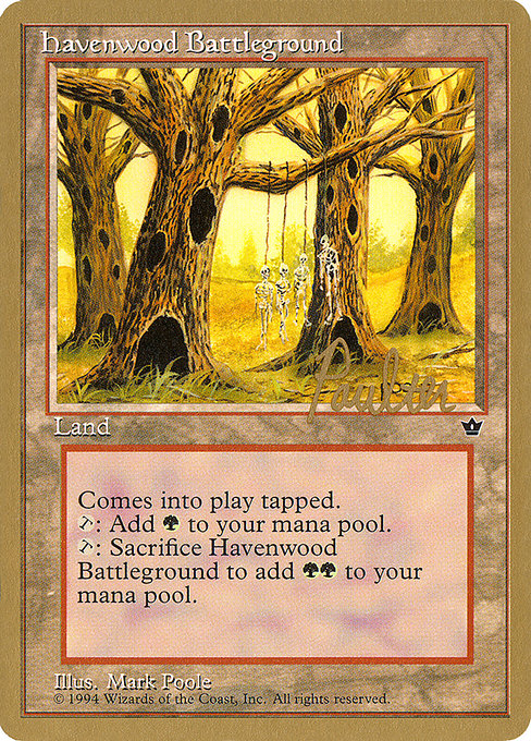Havenwood Battleground from Pro Tour Collector Set