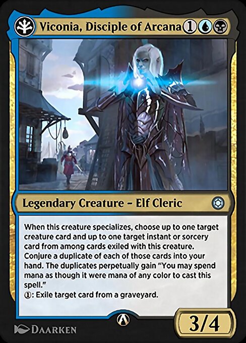 Viconia, Disciple of Arcana highlighted card art