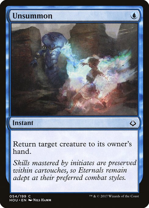 Unsummon from Hour of Devastation