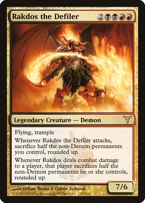 Rakdos the Defiler from Dissension