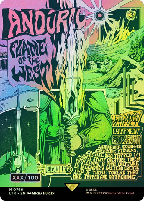 Andúril, Flame of the West highlighted card art