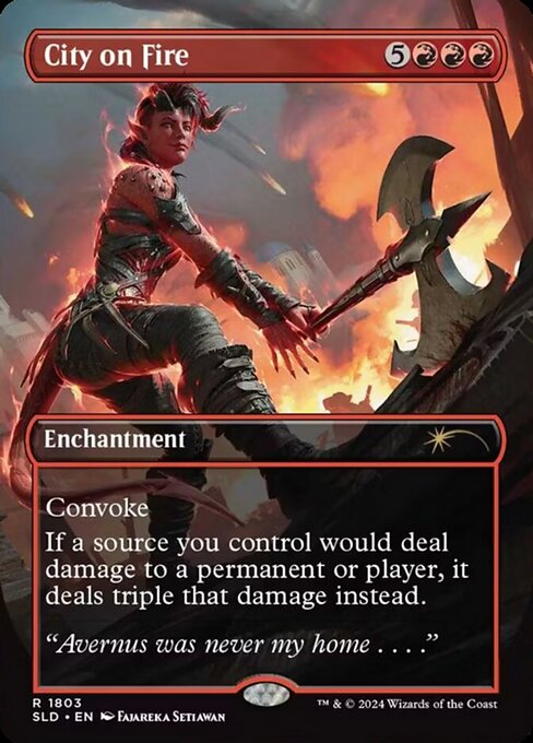 City on Fire highlighted card art