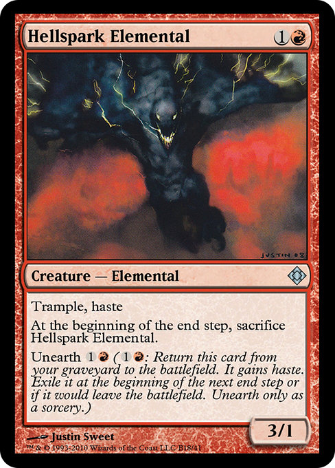 Hellspark Elemental from Magic Online Theme Decks