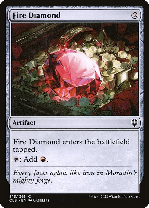 Fire Diamond highlighted card art