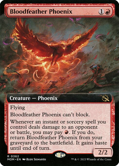 Bloodfeather Phoenix highlighted card art