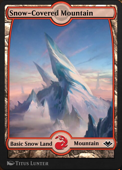 Snow-Covered Mountain from MTG Arena Promos