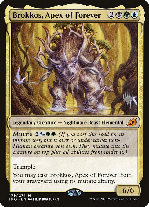 Brokkos, Apex of Forever from Ikoria: Lair of Behemoths Promos