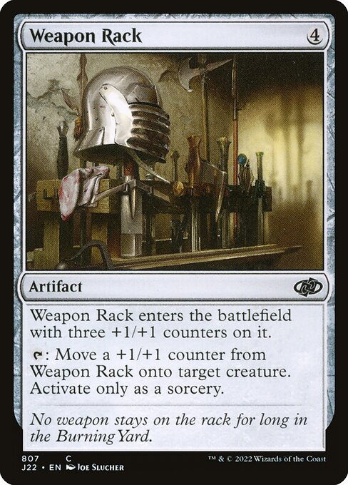 Weapon Rack highlighted card art