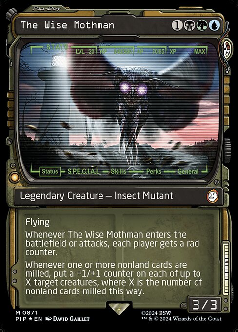 The Wise Mothman from Fallout