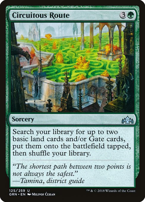 Circuitous Route from Guilds of Ravnica