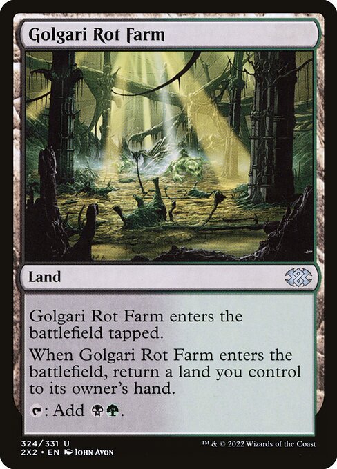 Golgari Rot Farm from Double Masters 2022