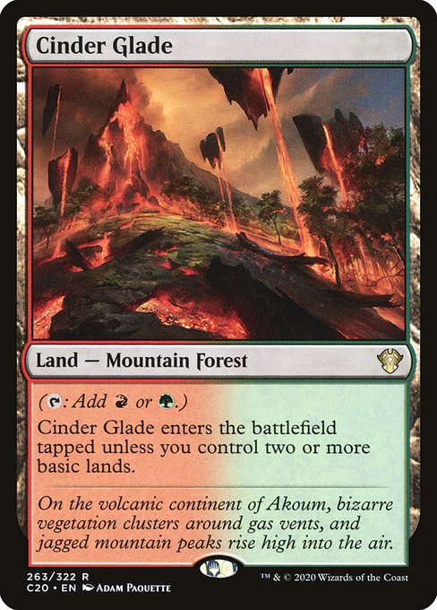 Cinder Glade from Commander 2020