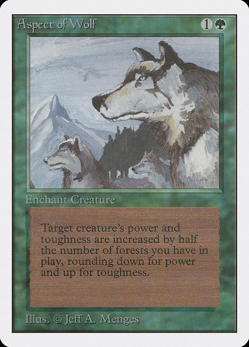 Aspect of Wolf from Unlimited Edition