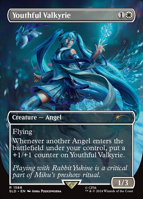Youthful Valkyrie highlighted card art