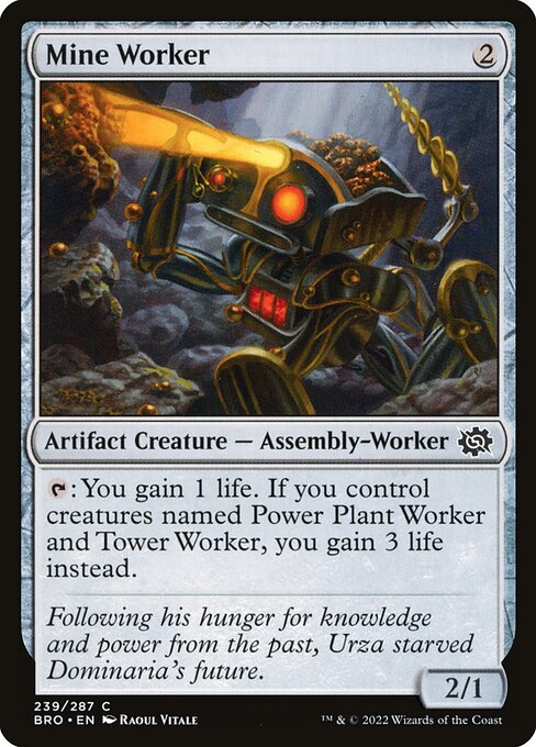 Mine Worker highlighted card art