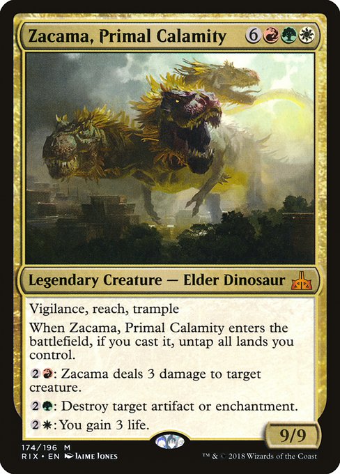 Zacama, Primal Calamity from Rivals of Ixalan