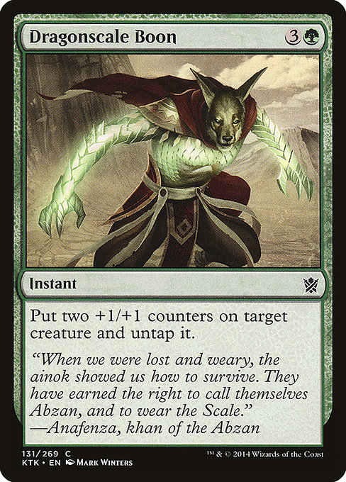 Dragonscale Boon from Khans of Tarkir